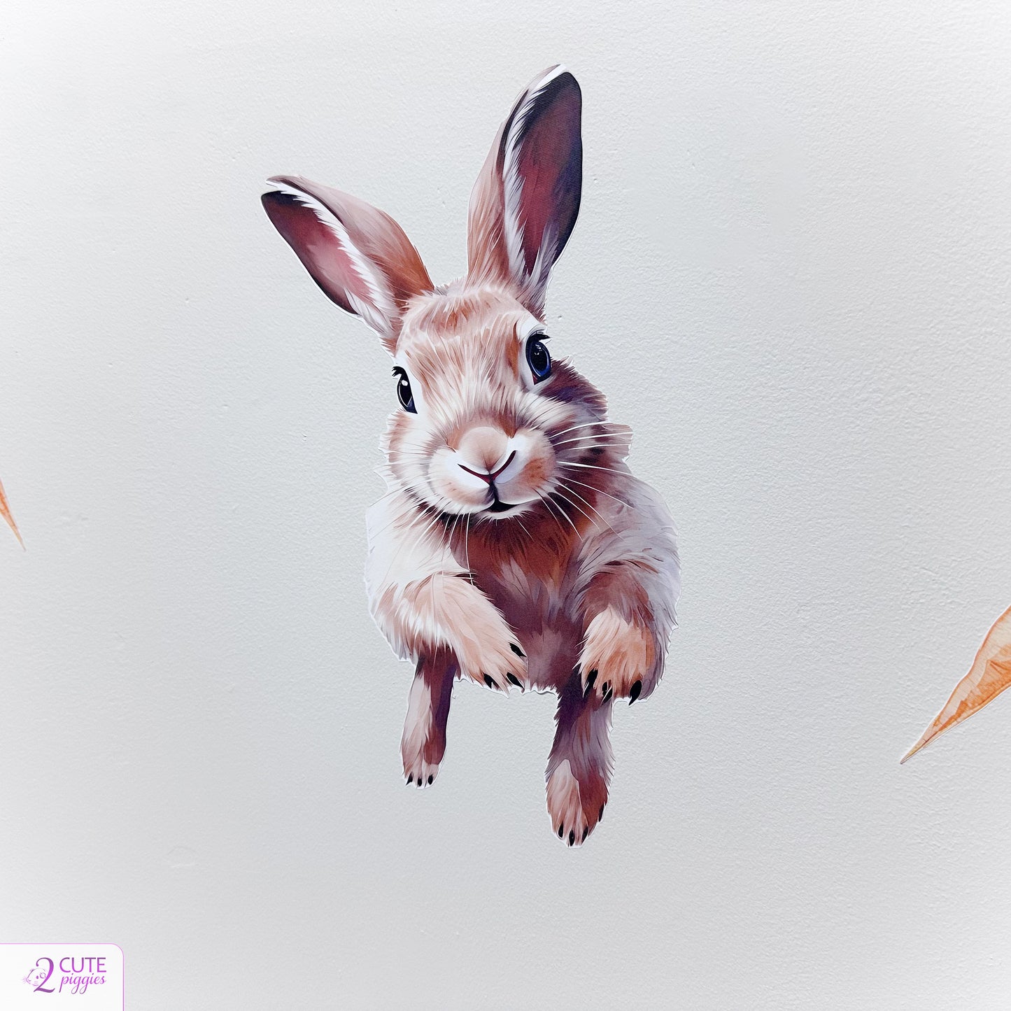 Rabbits and Carrots Wall Decals