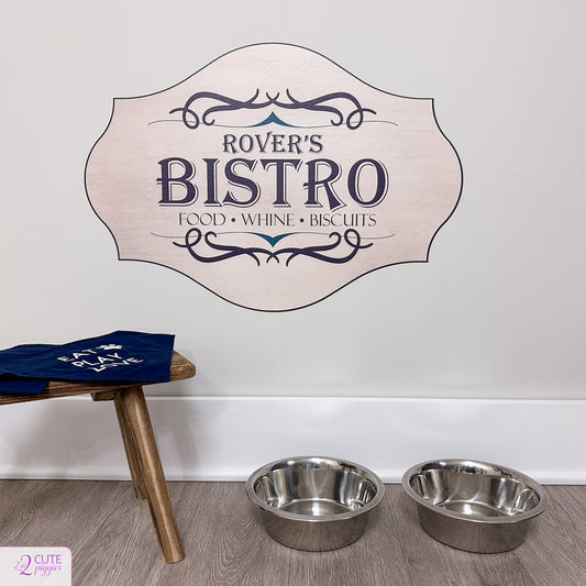 Dog Bistro Wall Decal