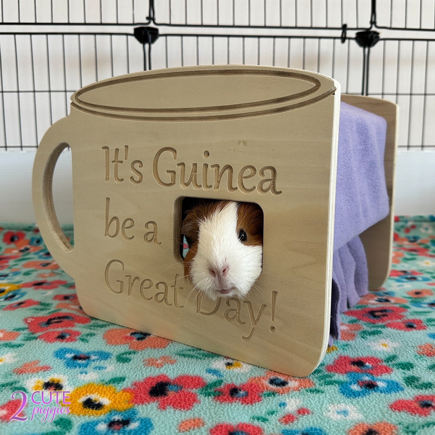 Coffee Cup Guinea Pig Hidey