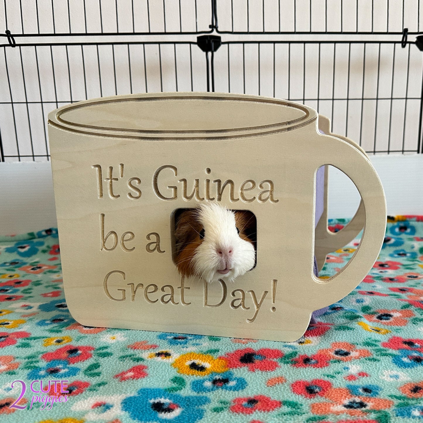 Coffee Cup Guinea Pig Hidey