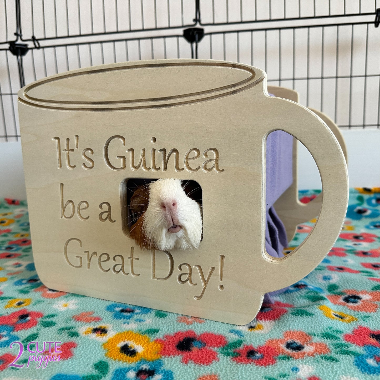 Coffee Cup Guinea Pig Hidey