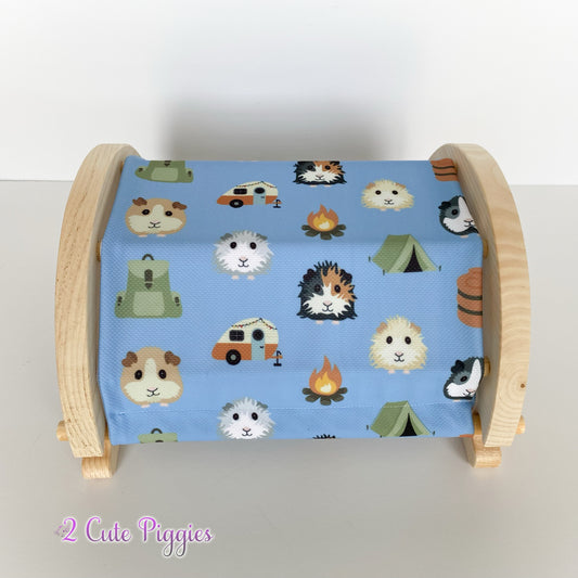 Guinea Pig Wood Tunnel - Camping Theme